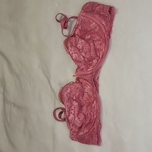 Victoria's Secret Unlined Demi Pink Bra sz 36D